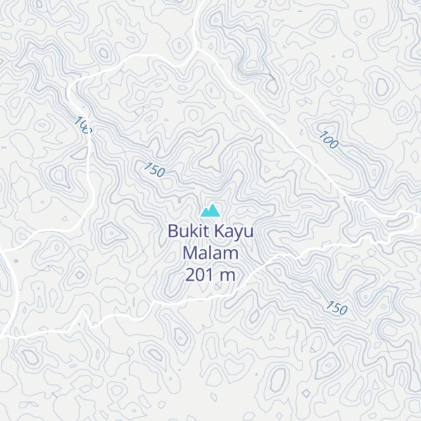 Map of Bukit Kayu Malam