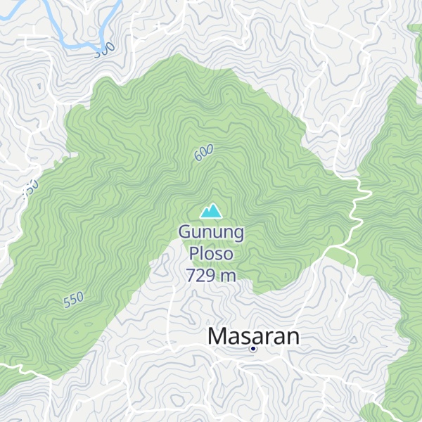 Map of Gunung Ploso