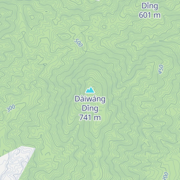 Map of Dàiwáng Dǐng