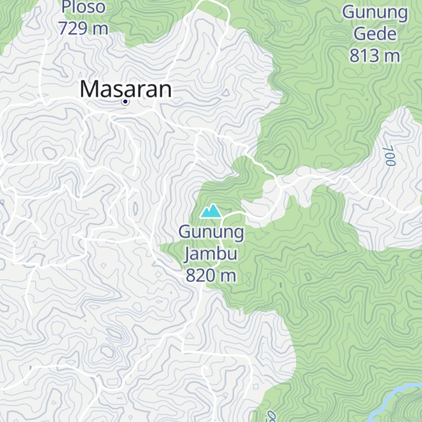 Map of Gunung Jambu