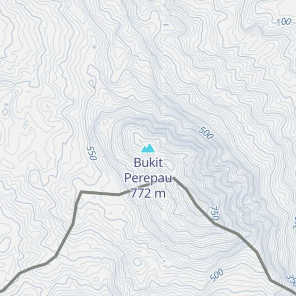 Map of Bukit Perepau