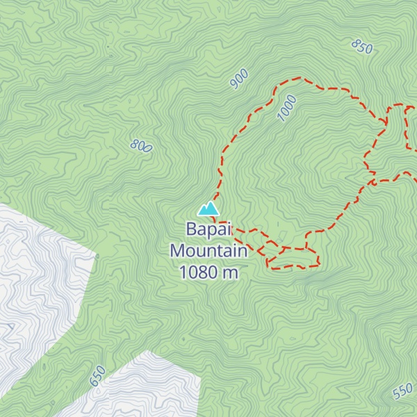 Map of Bapai Mountain