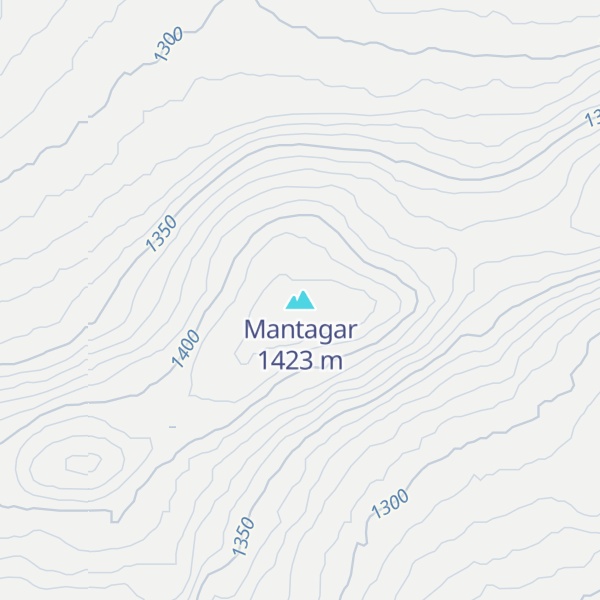 Map of Mantagar