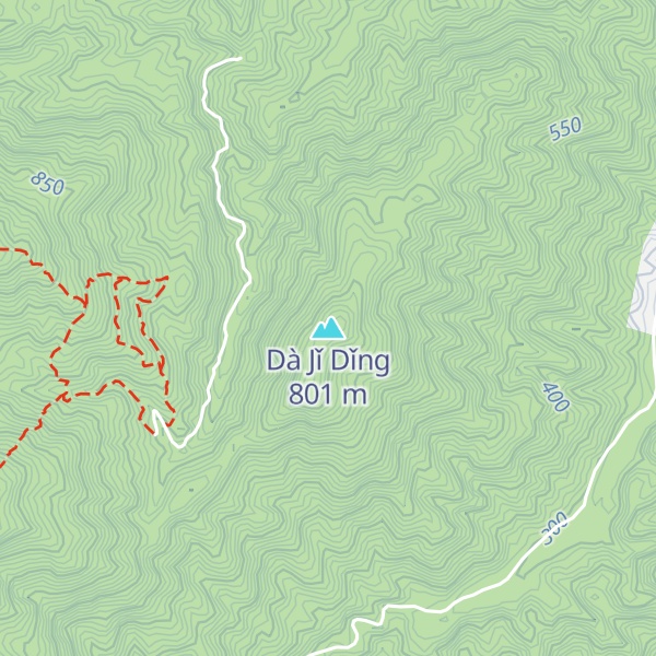 Map of Dà Jǐ Dǐng