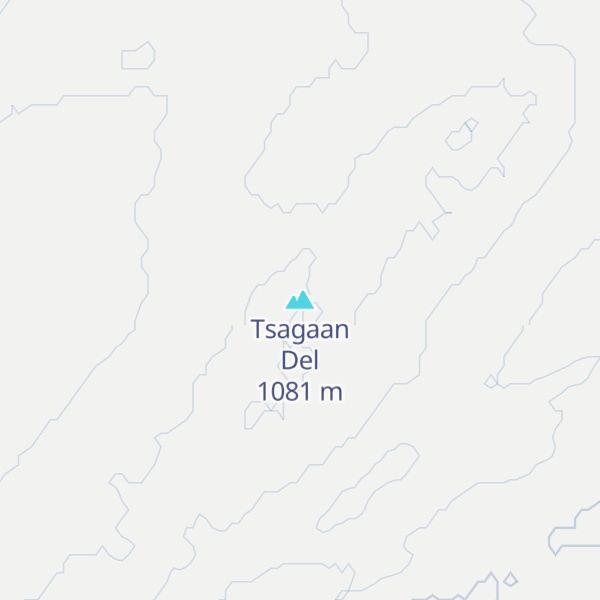 Map of Tsagaan Del