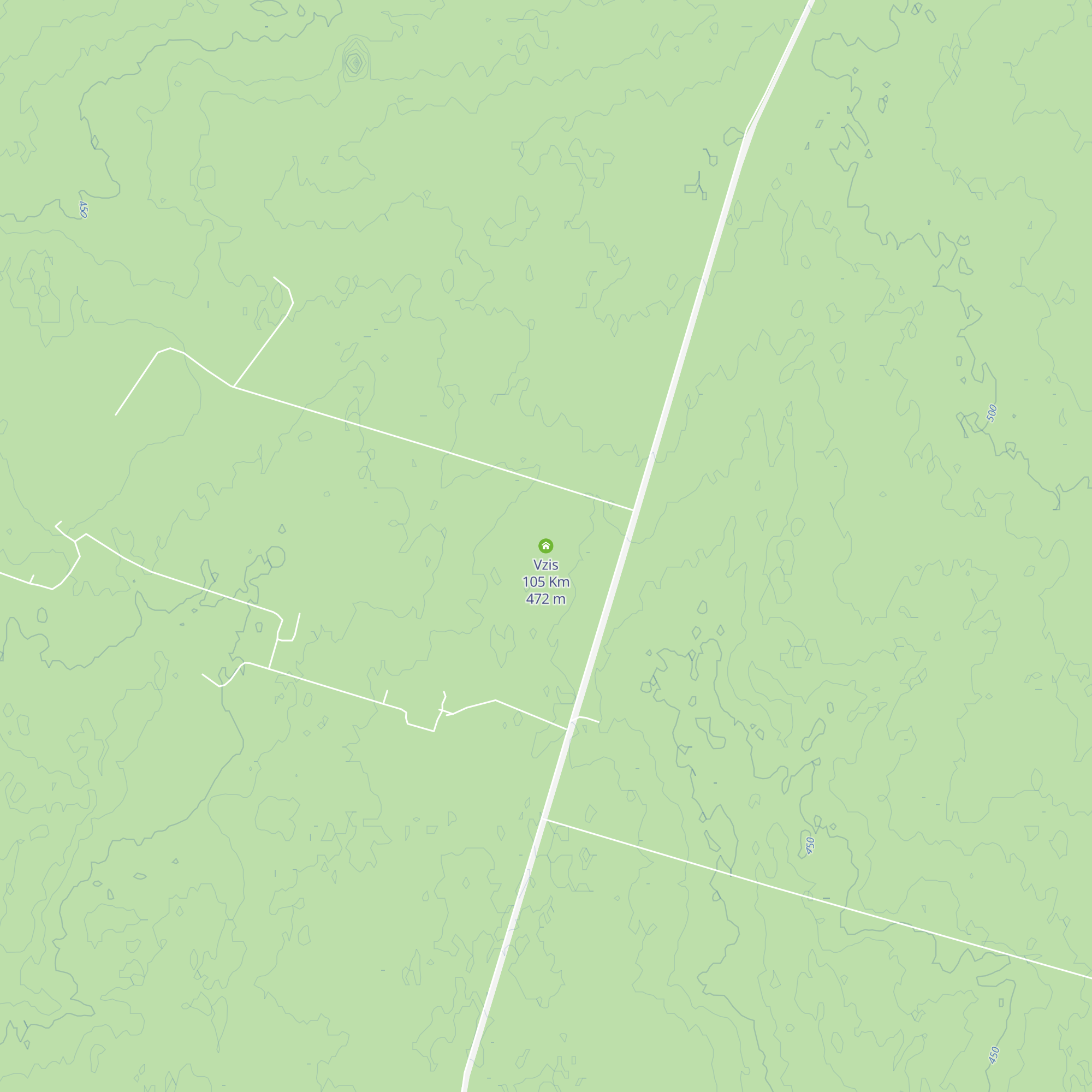 Vzis 105 Km map