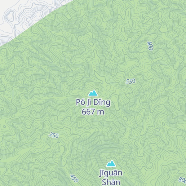 Map of Pó Jì Dǐng