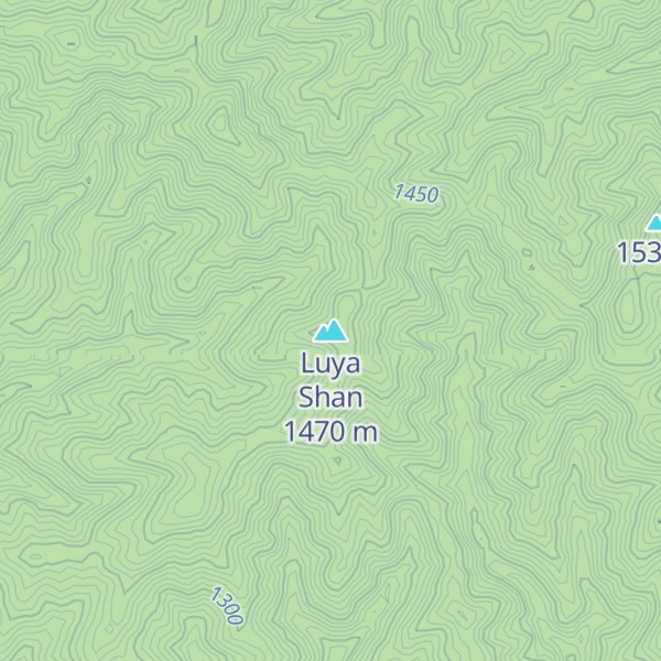 Map of Luya Shan