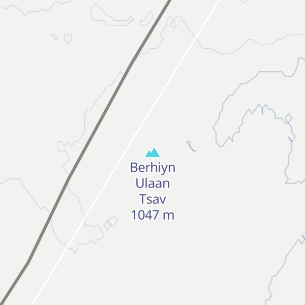 Map of Berhiyn Ulaan Tsav