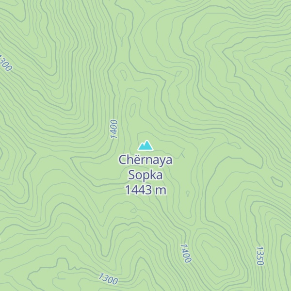 Map of Chërnaya Sopka