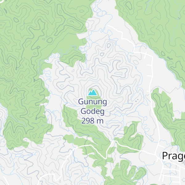 Map of Gunung Godeg