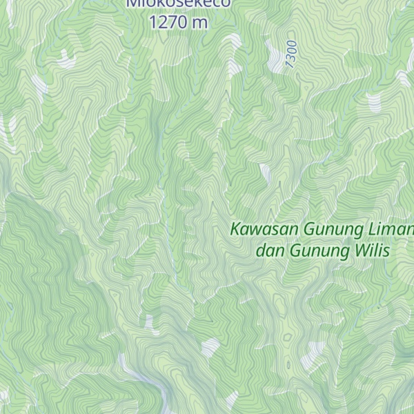 Map of Gunung Argokelono