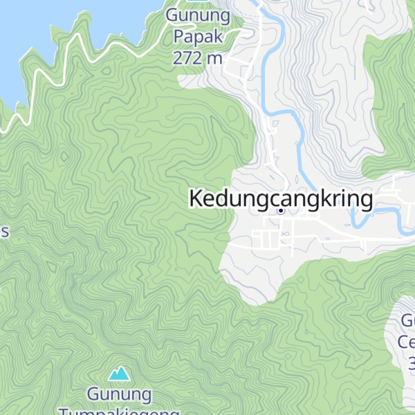 Map of Gunung Tumpakkandong