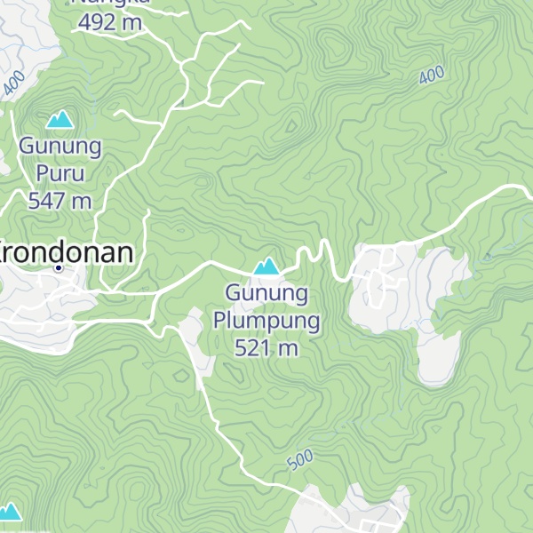 Map of Gunung Plumpung
