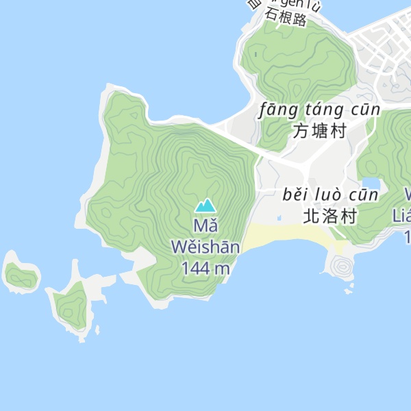 Map of Mǎ Wěishān