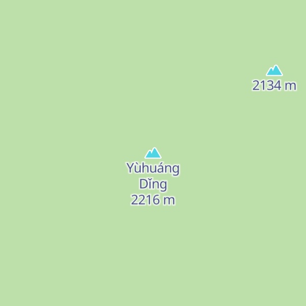 Map of Yùhuáng Dǐng