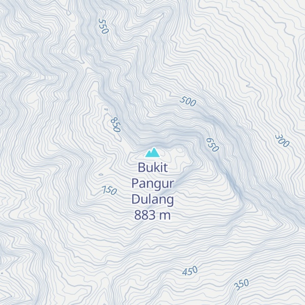 Map of Bukit Pangur Dulang