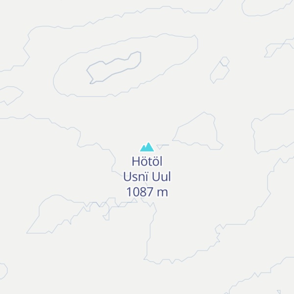 Map of Hötöl Usnï Uul