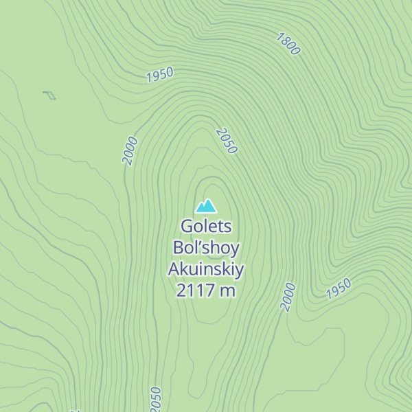 Map of Golets Bol’shoy Akuinskiy