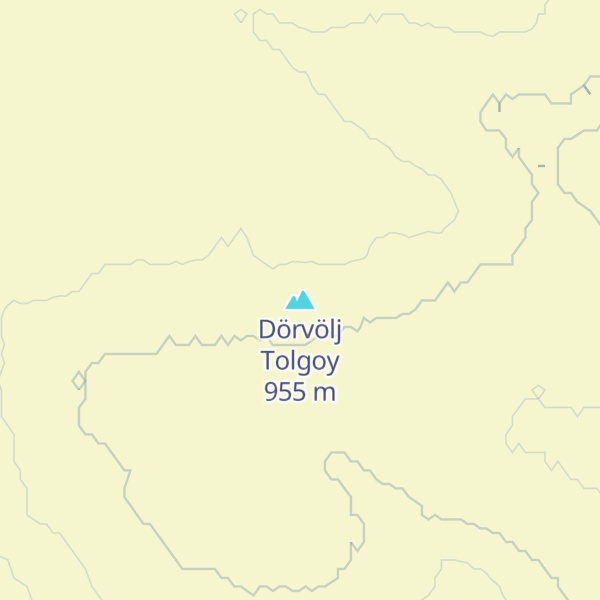 Map of Dörvölj Tolgoy