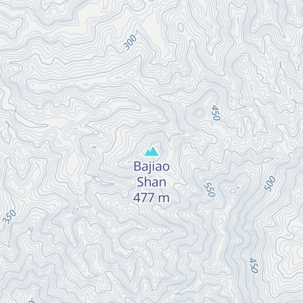 Map of Bajiao Shan