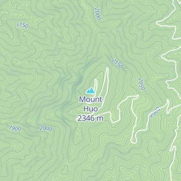 Map of Mount Huo
