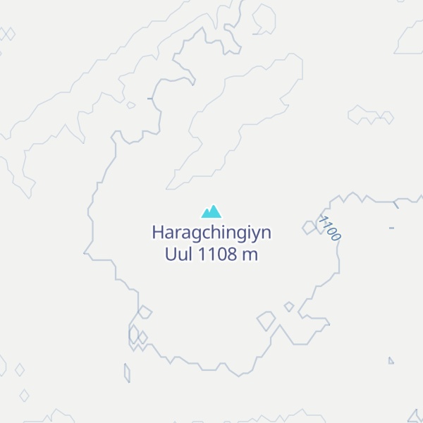 Map of Haragchingiyn Uul
