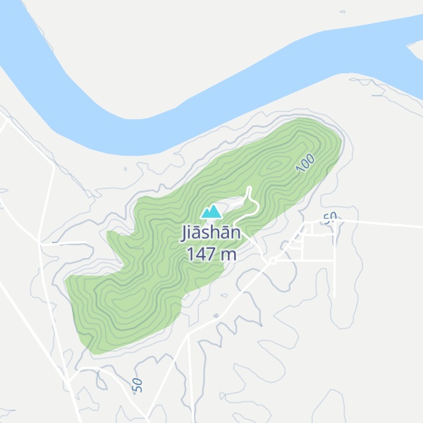 Map of Jiāshān