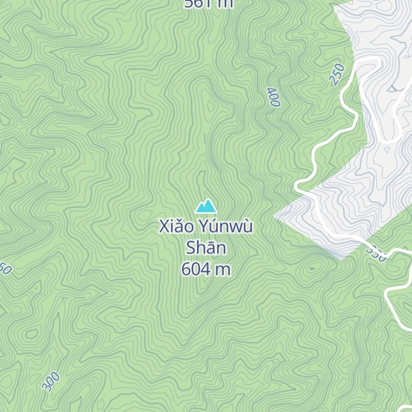 Map of Xiǎo Yúnwù Shān