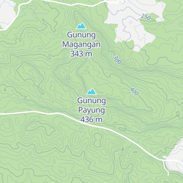 Map of Gunung Payung