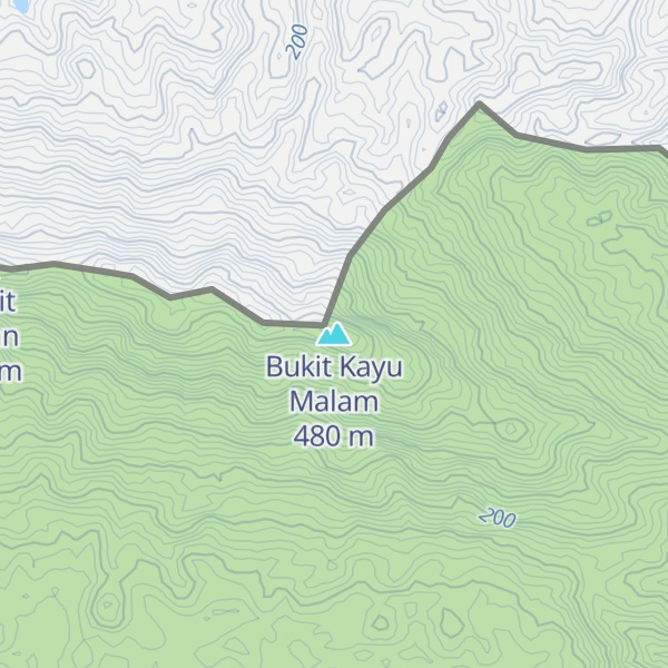 Map of Bukit Kayu Malam