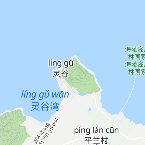 Map of Líng Gǔshān