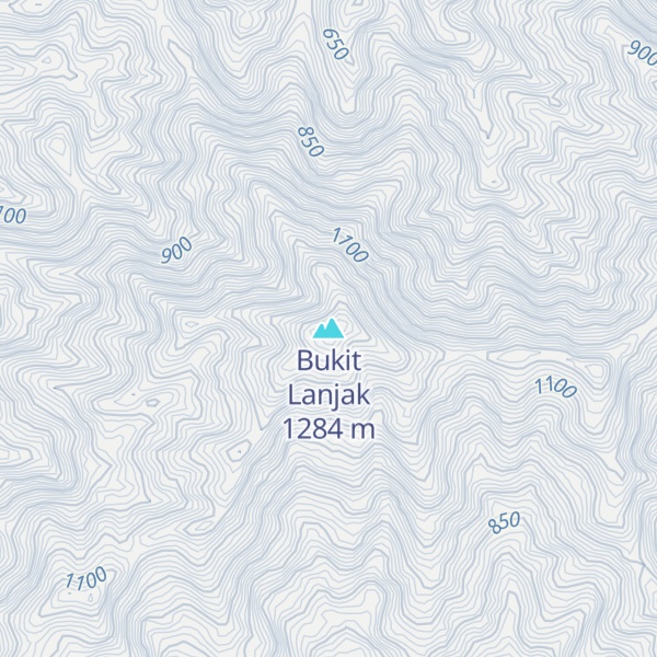 Map of Bukit Lanjak