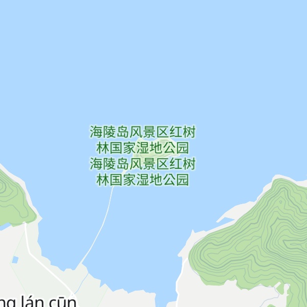 Map of Laoshu Mountain