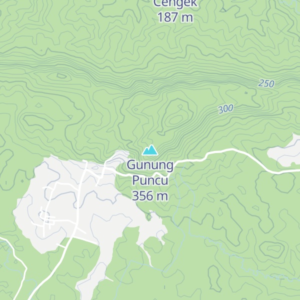 Map of Gunung Puncu