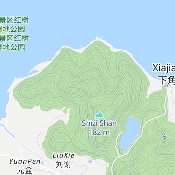 Map of Shuāng Guì Zǐ Shān