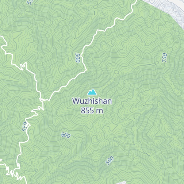 Map of Wuzhishan