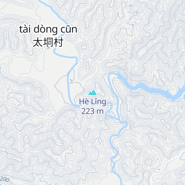 Map of Hè Lǐng