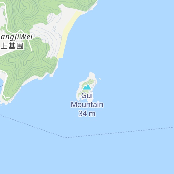 Map of Gui Mountain