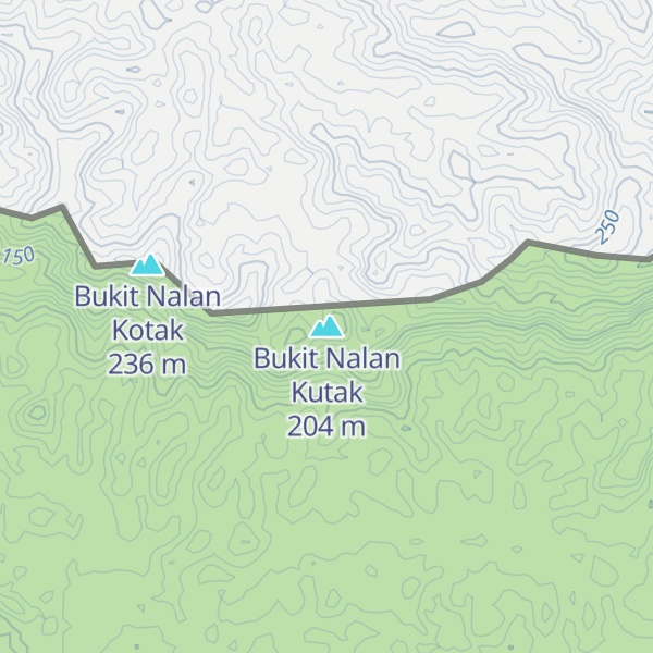 Map of Bukit Nalan Kutak