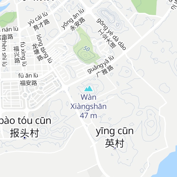 Map of Wàn Xiàngshān