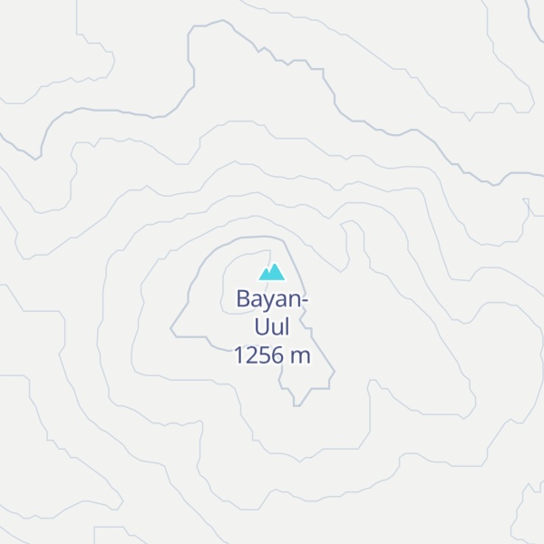 Map of Bayan-Uul