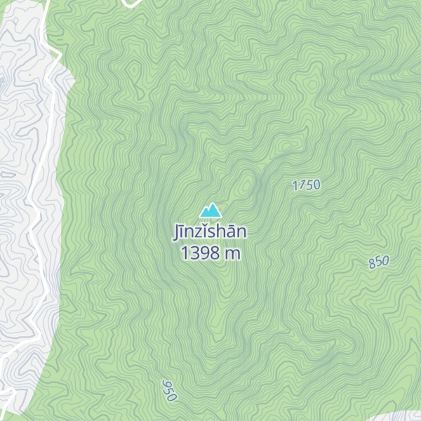 Map of Jīnzǐshān
