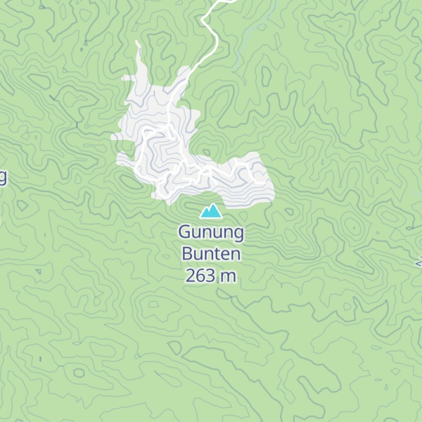 Map of Gunung Bunten