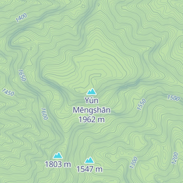 Map of Yún Mēngshān