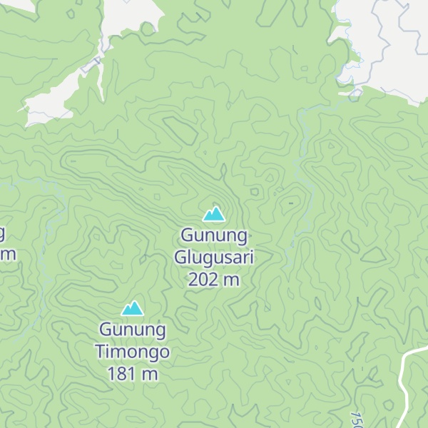 Map of Gunung Glugusari