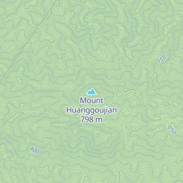 Map of Mount Huanggoujian