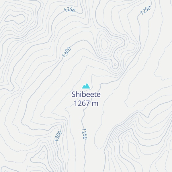 Map of Shibeete