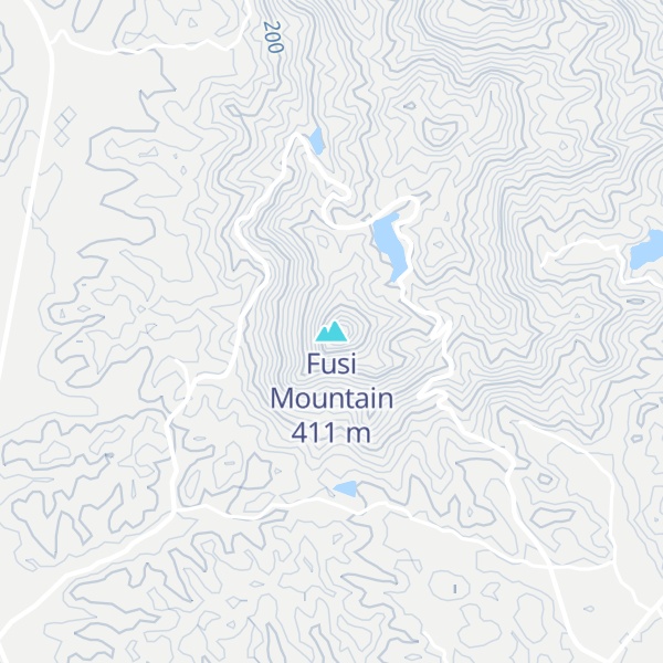 Map of Fusi Mountain