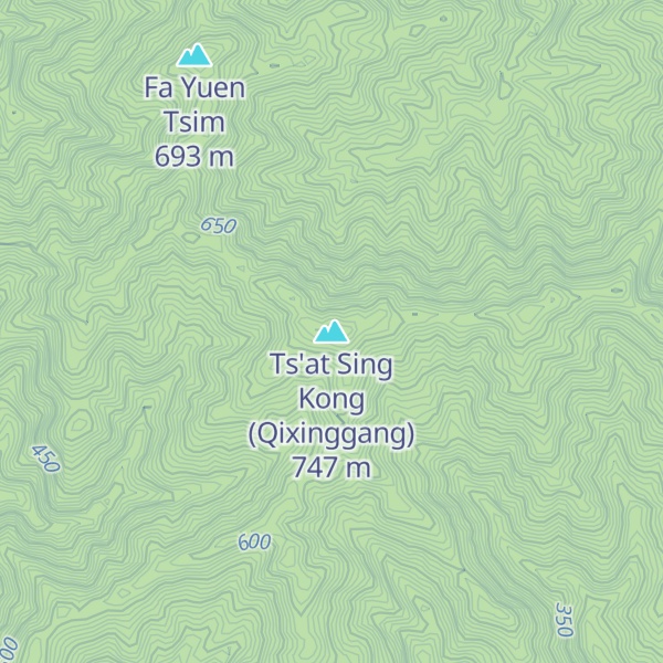 Map of Ts'at Sing Kong (Qixinggang)
